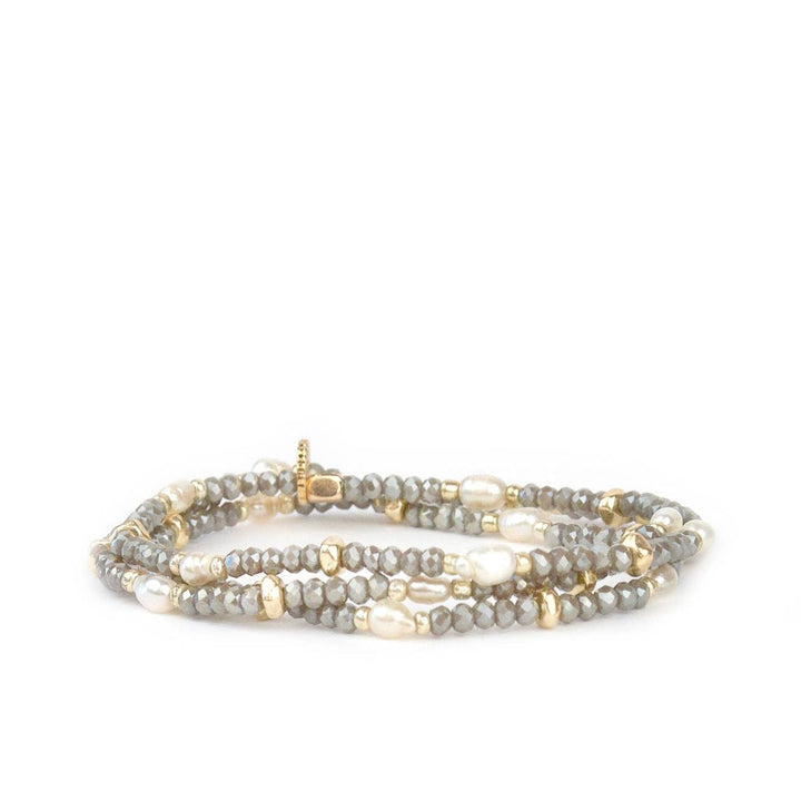 Pearl Crystal Stretch Bracelet