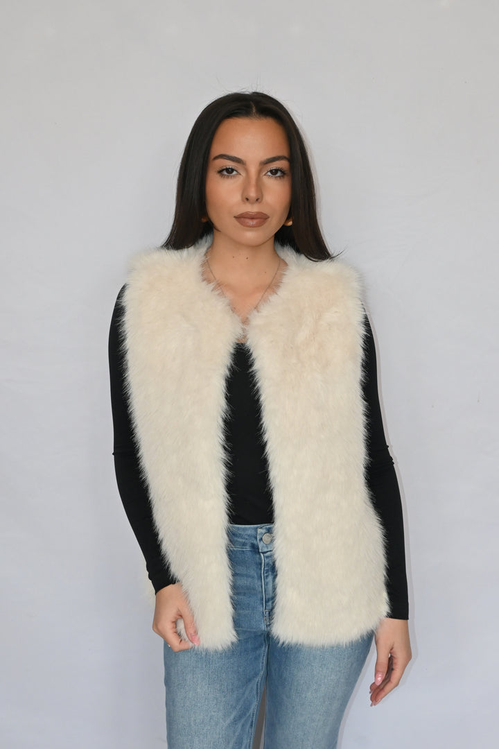 AVA FAUX FUR VEST