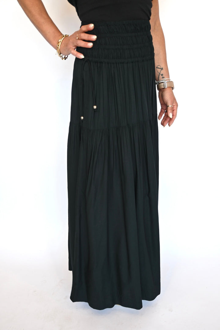 Ryan Smocked Midi Skirt