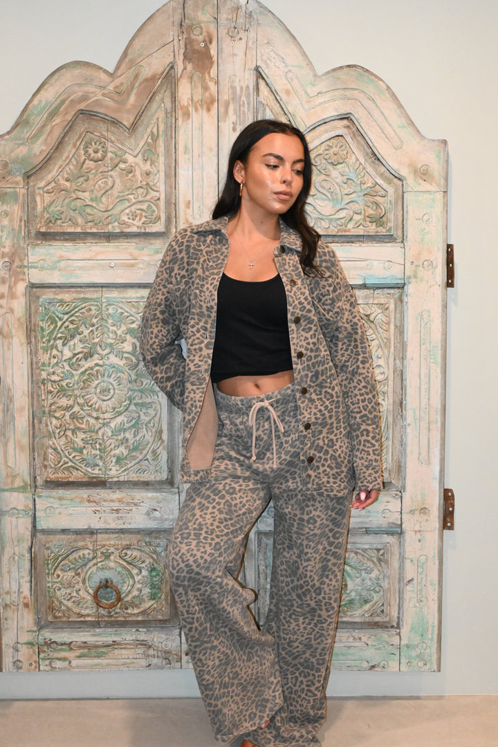 Hunter Leopard Knit Pant