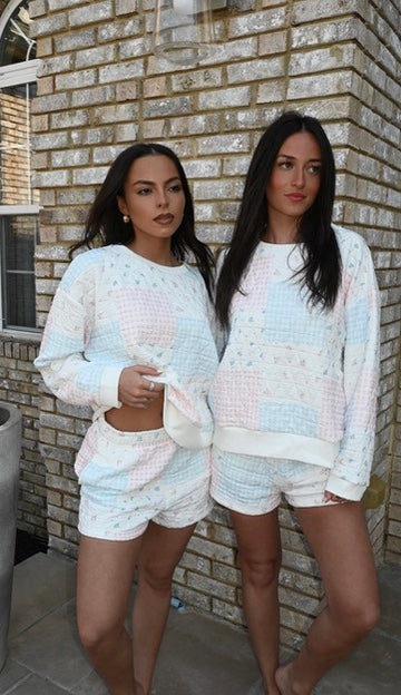 Piper Pastel Patchwork Shorts