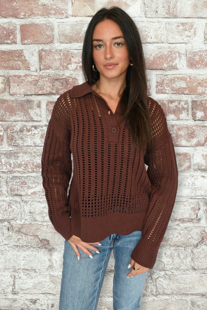 Looking Glass Polo Sweater