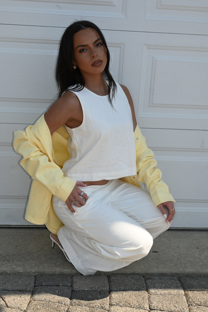 Sloane Linen Top