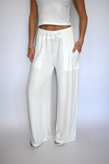 Novelty Ribbed Pants