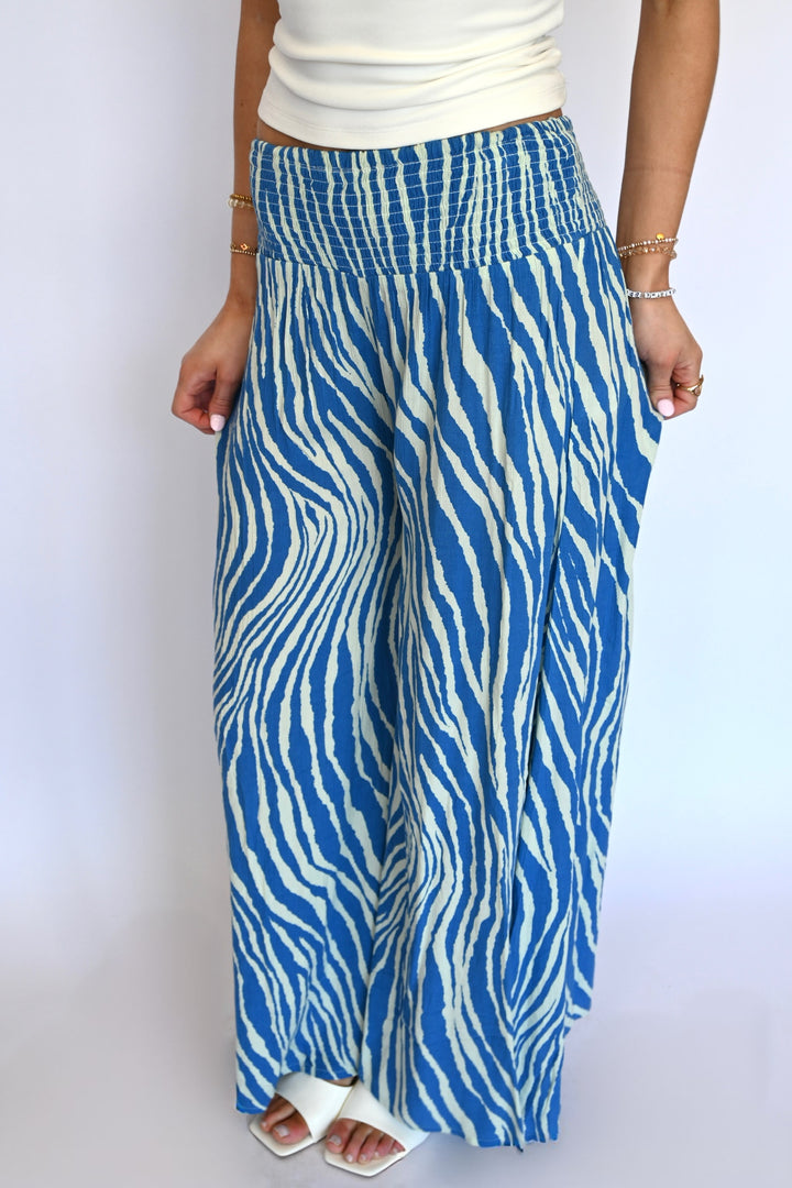 Dash Zebra Palazzo Pants