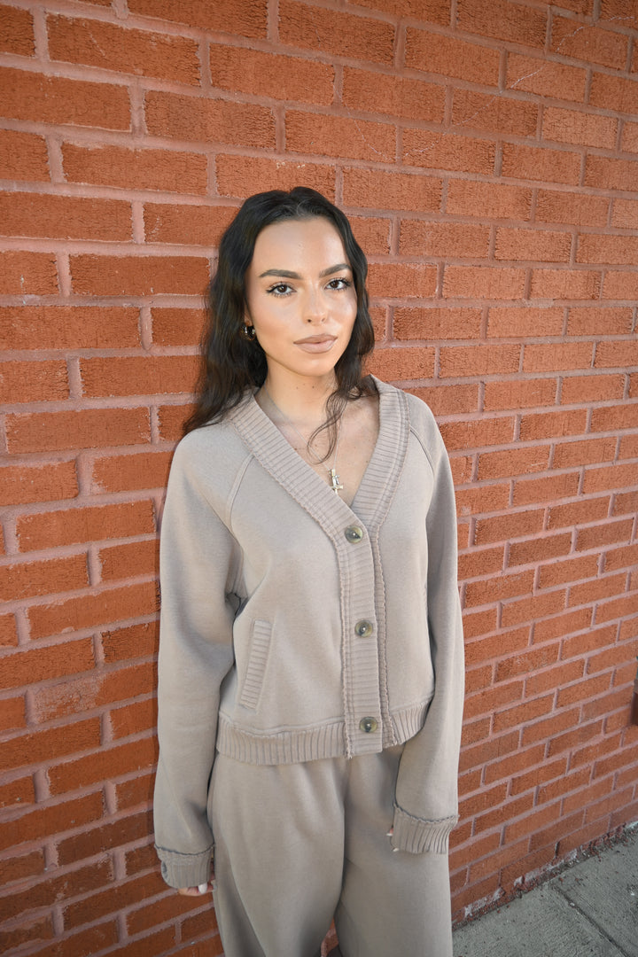 Vintage Fleece Cardigan