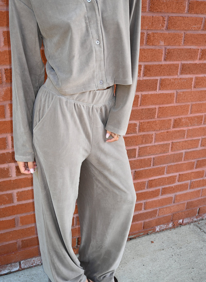 Luxe Cord Wide Leg Pant
