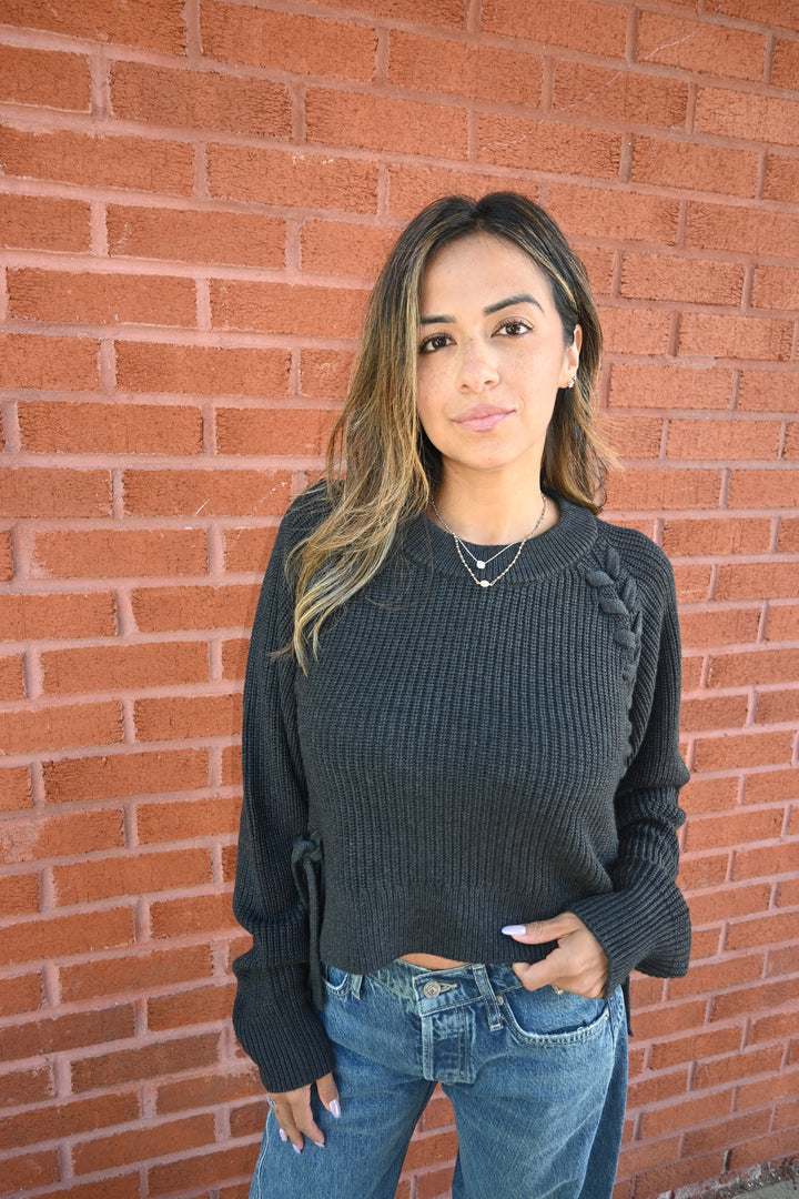 Braided Detail Sweater