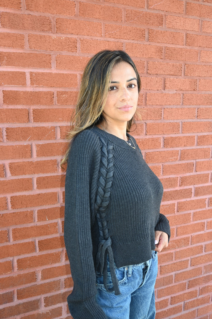 Braided Detail Sweater