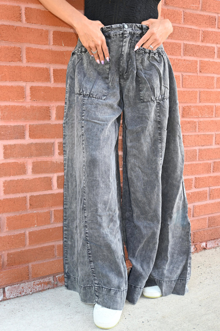 Tencel Ultra Wide Leg Pant