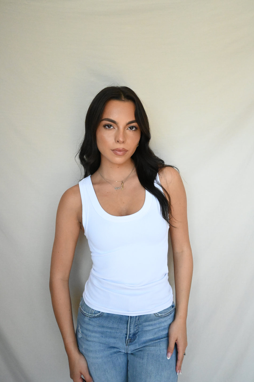 Reversible Ribbed Tank Top
