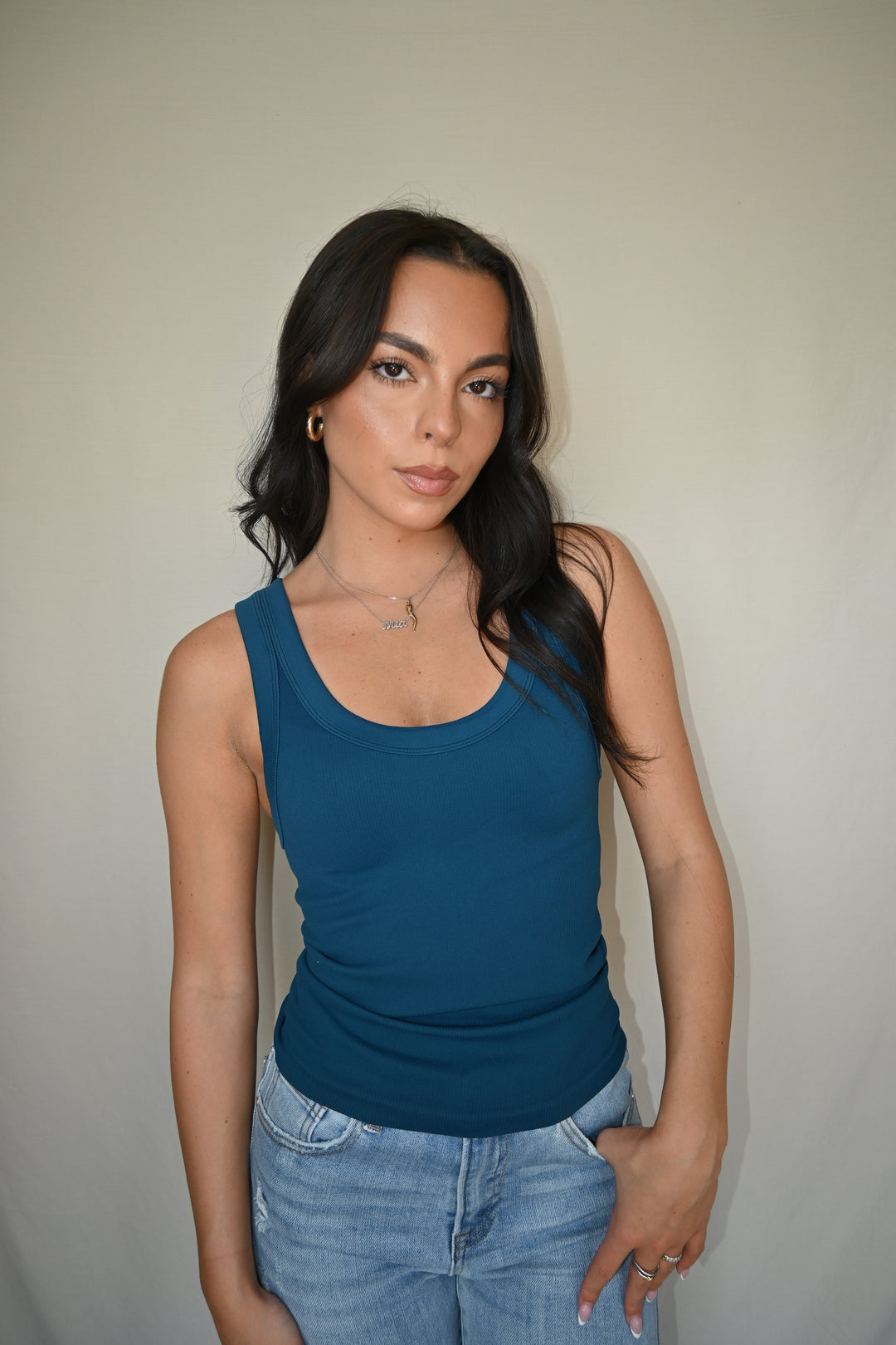Reversible Ribbed Tank Top