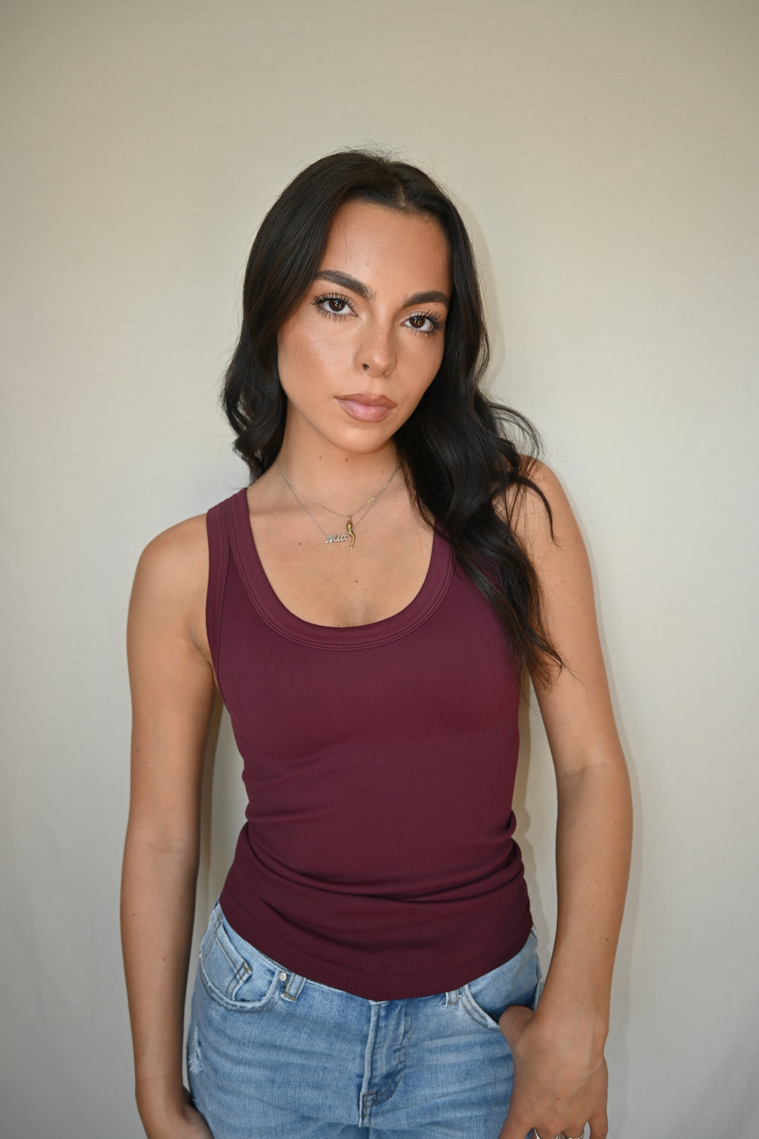 Reversible Ribbed Tank Top