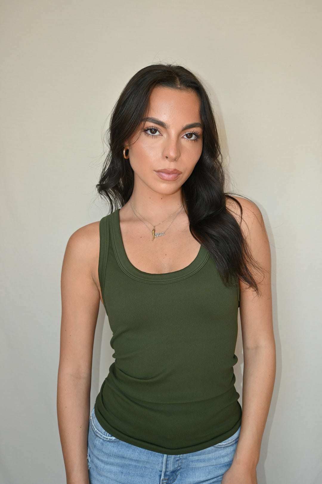 Reversible Ribbed Tank Top