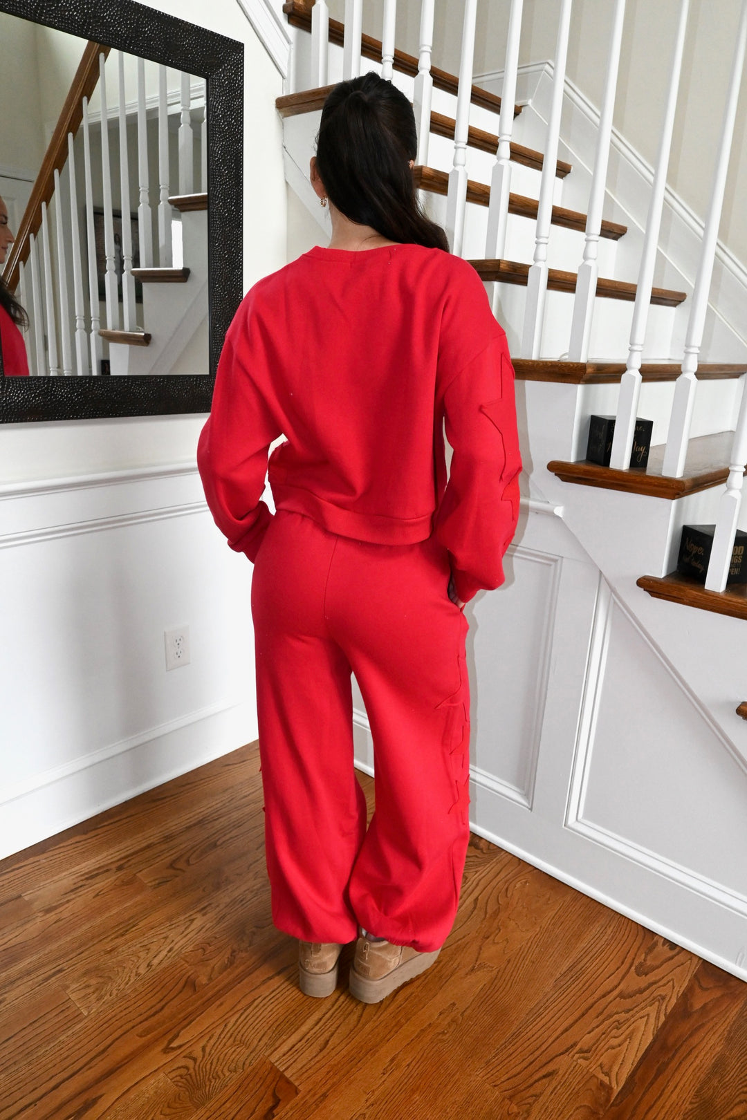 Star Applique Fleece Jogger