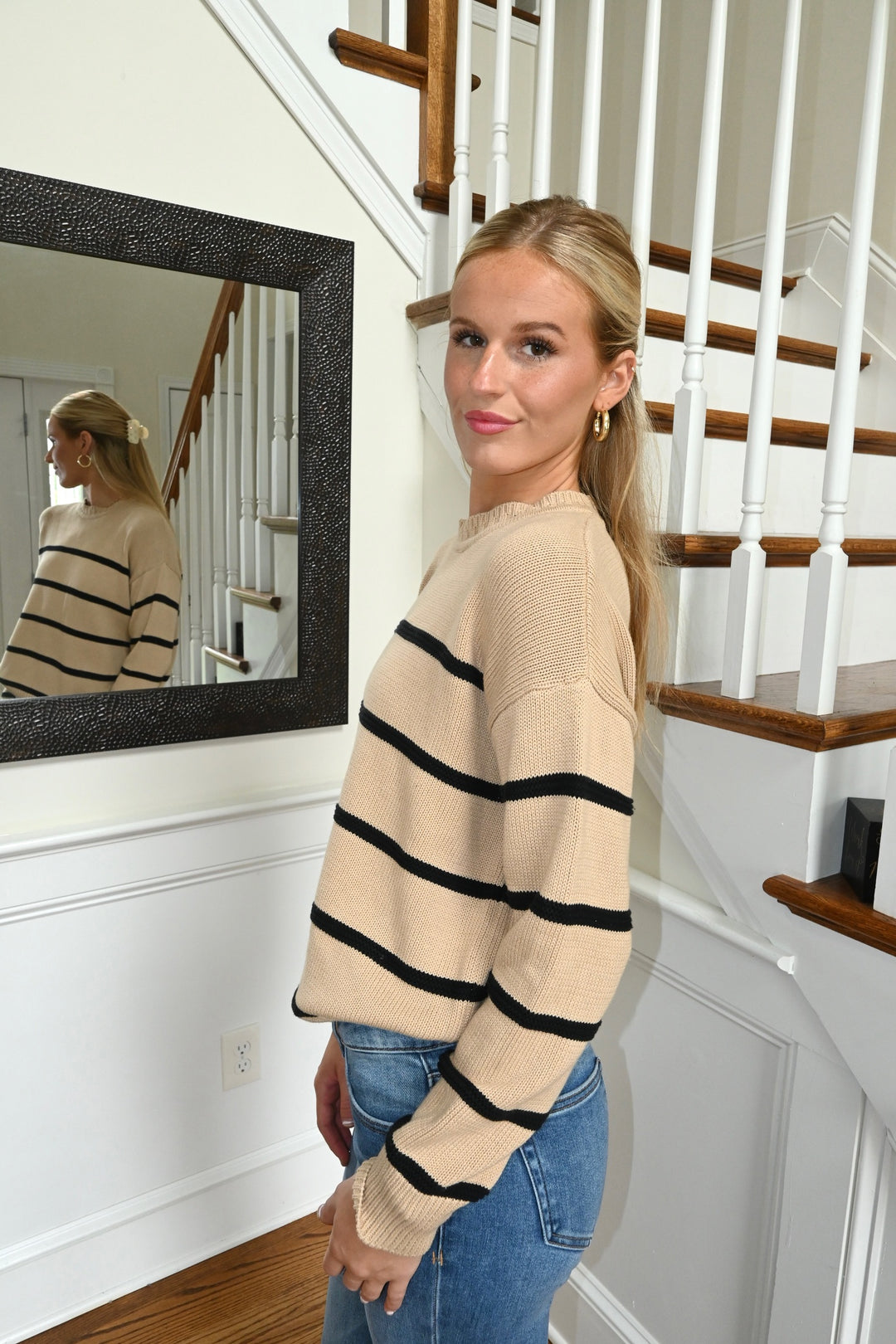 Boyfriend Striped Sweater