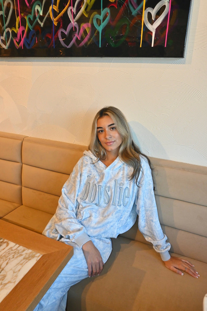 BLUE MANHUNT RACER HOODIE