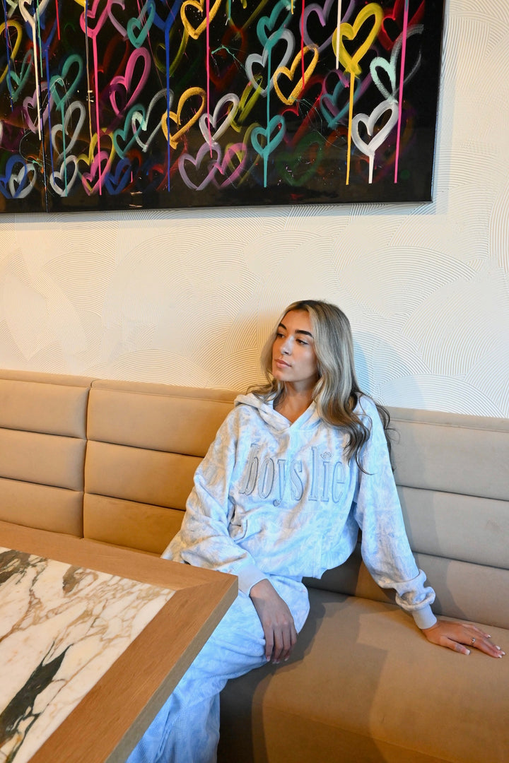 BLUE MANHUNT RACER HOODIE