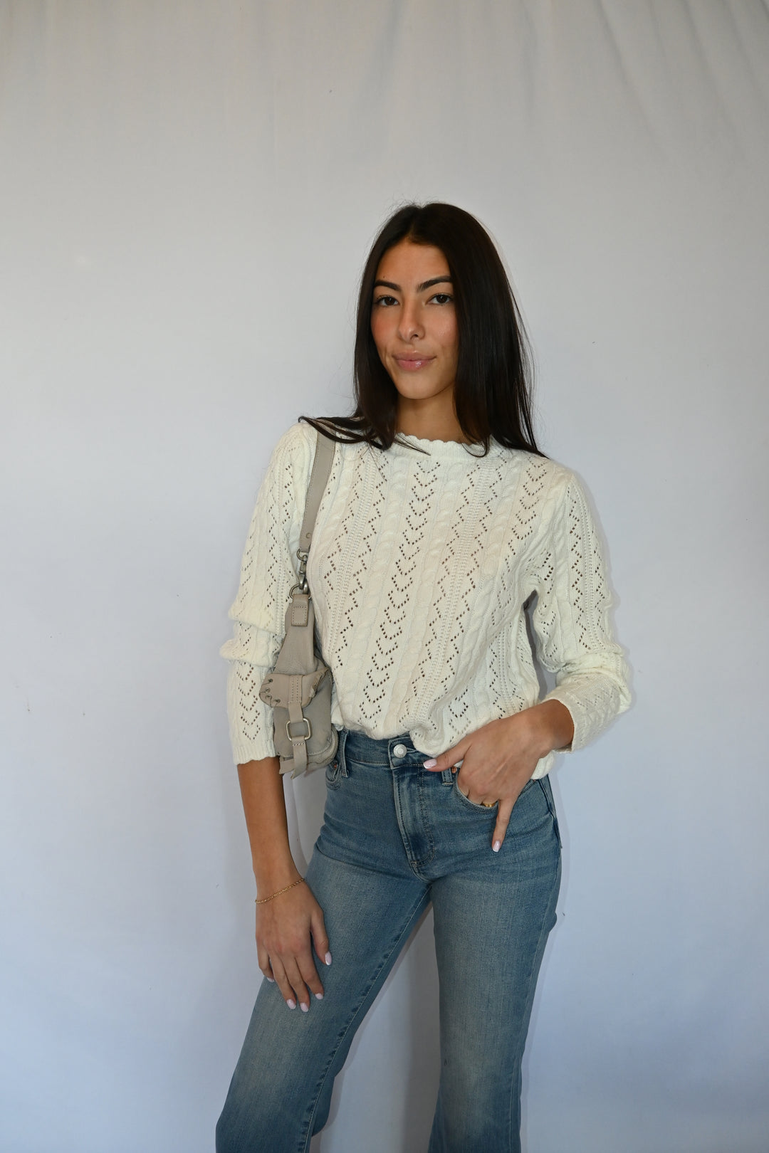 Scalloped Sweater
