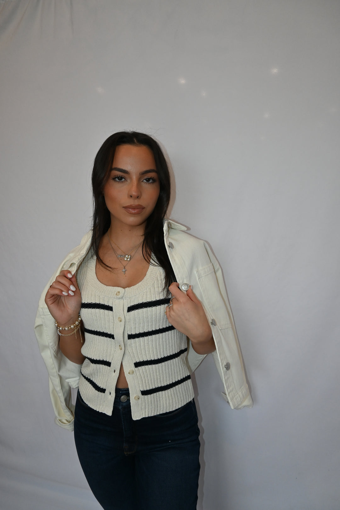 All Day Cropped Denim Jacket