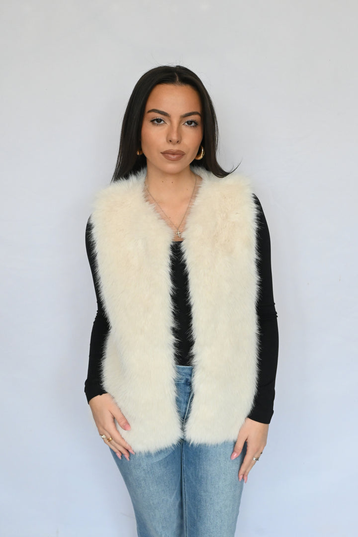 AVA FAUX FUR VEST