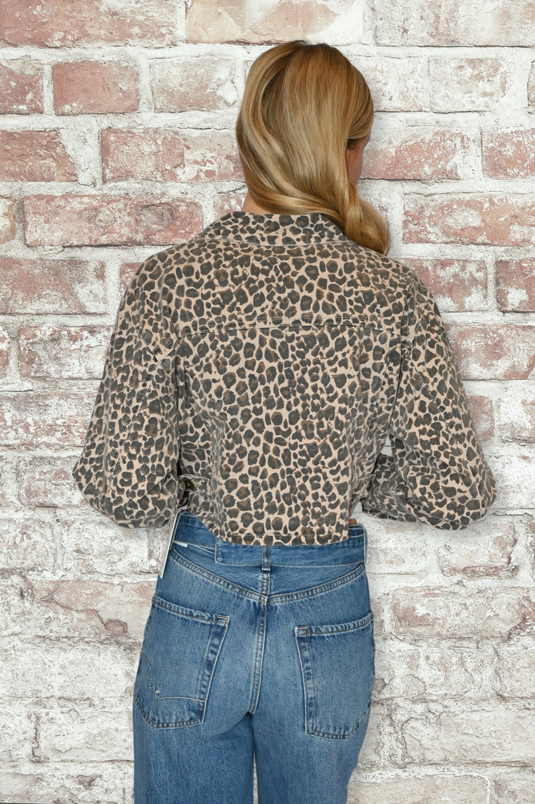 Lia Leopard Cropped Jacket