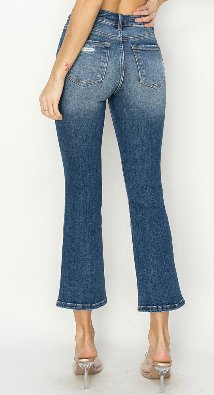 High Rise Ankle Flare