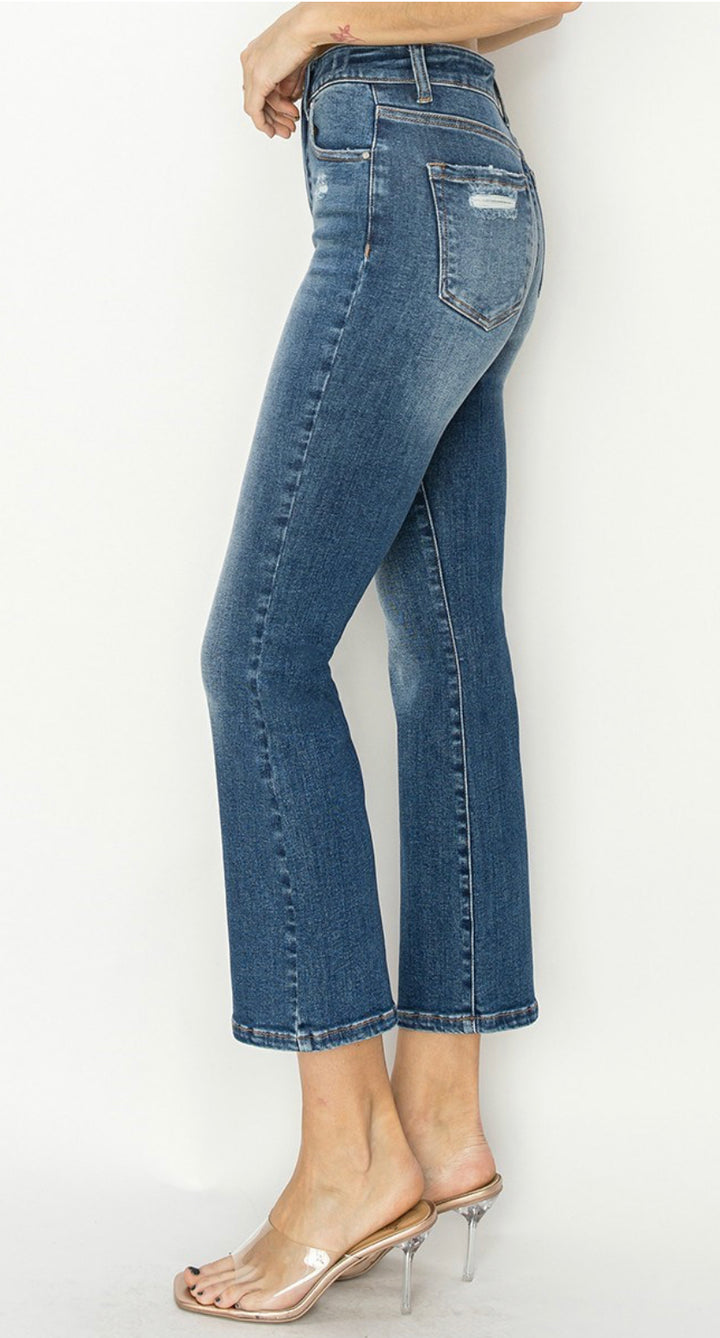 High Rise Ankle Flare