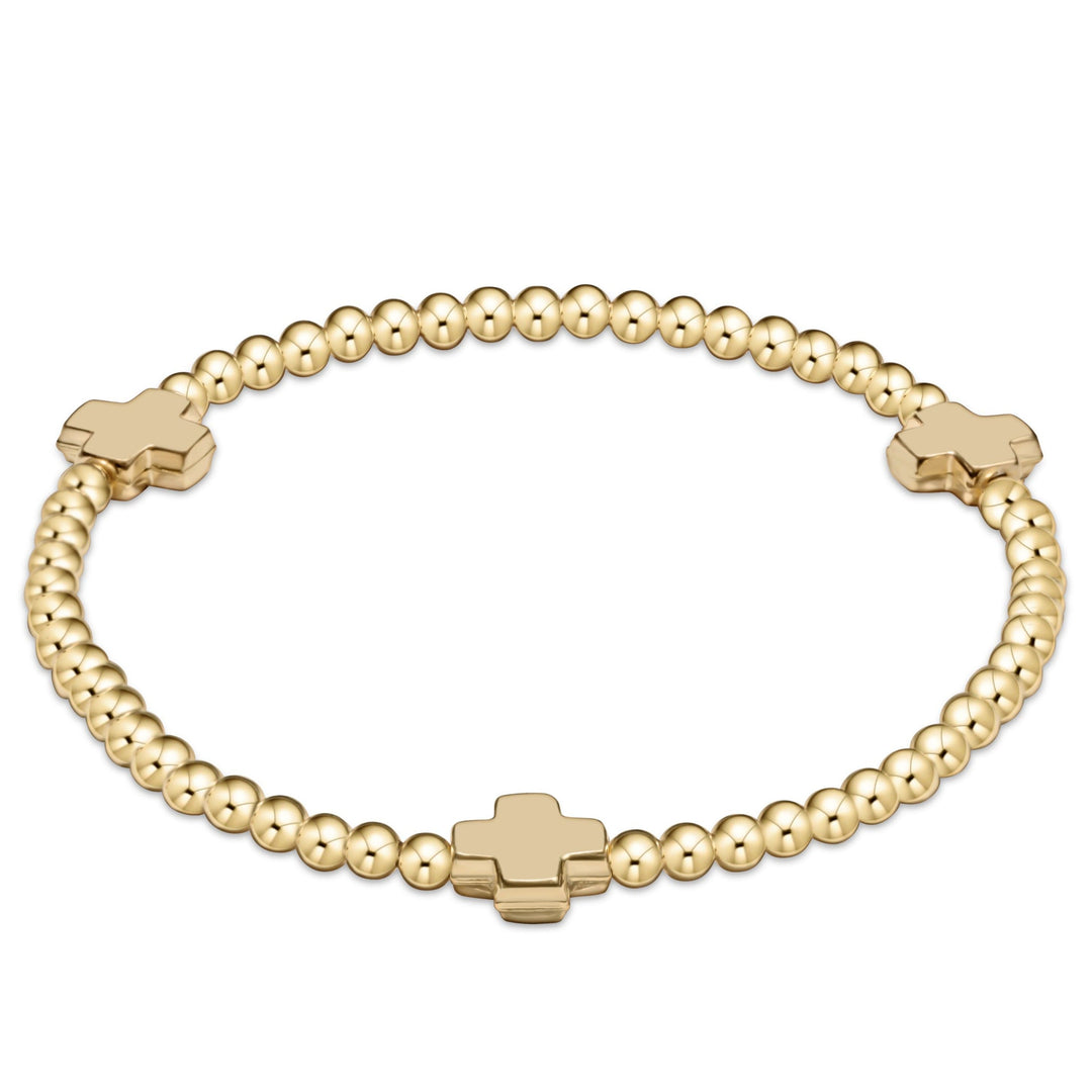 Signature Cross 3mm Bracelet