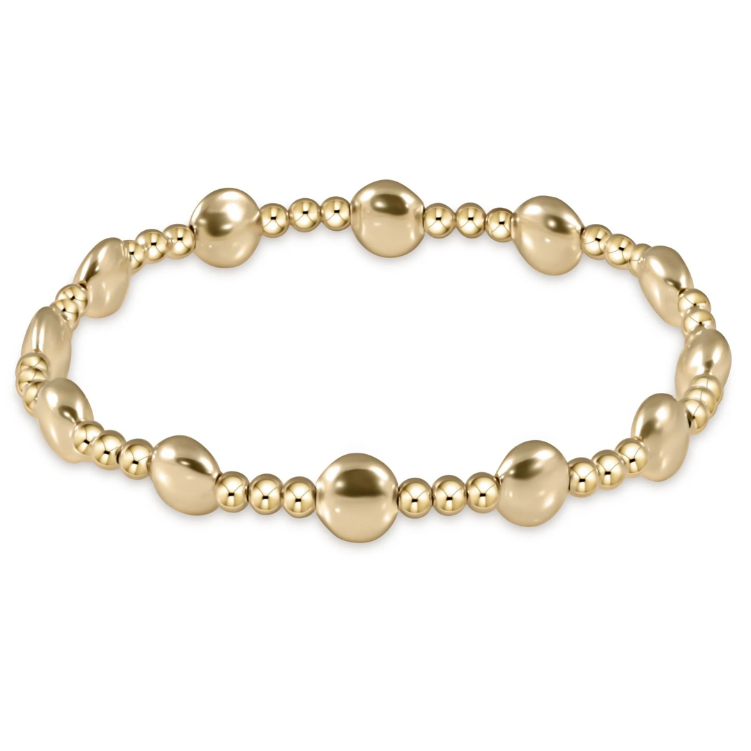 Honesty Sincerity Gold 6mm Bracelet