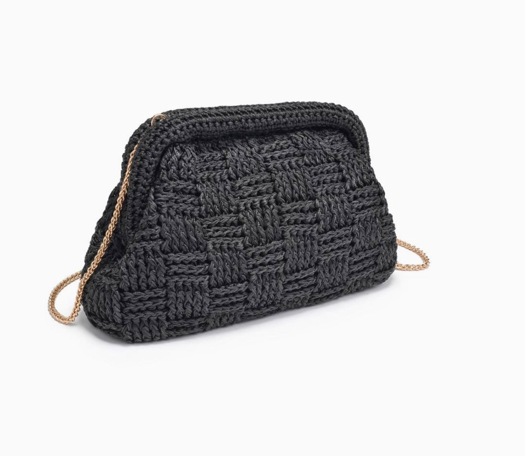 Annie Woven Clutch