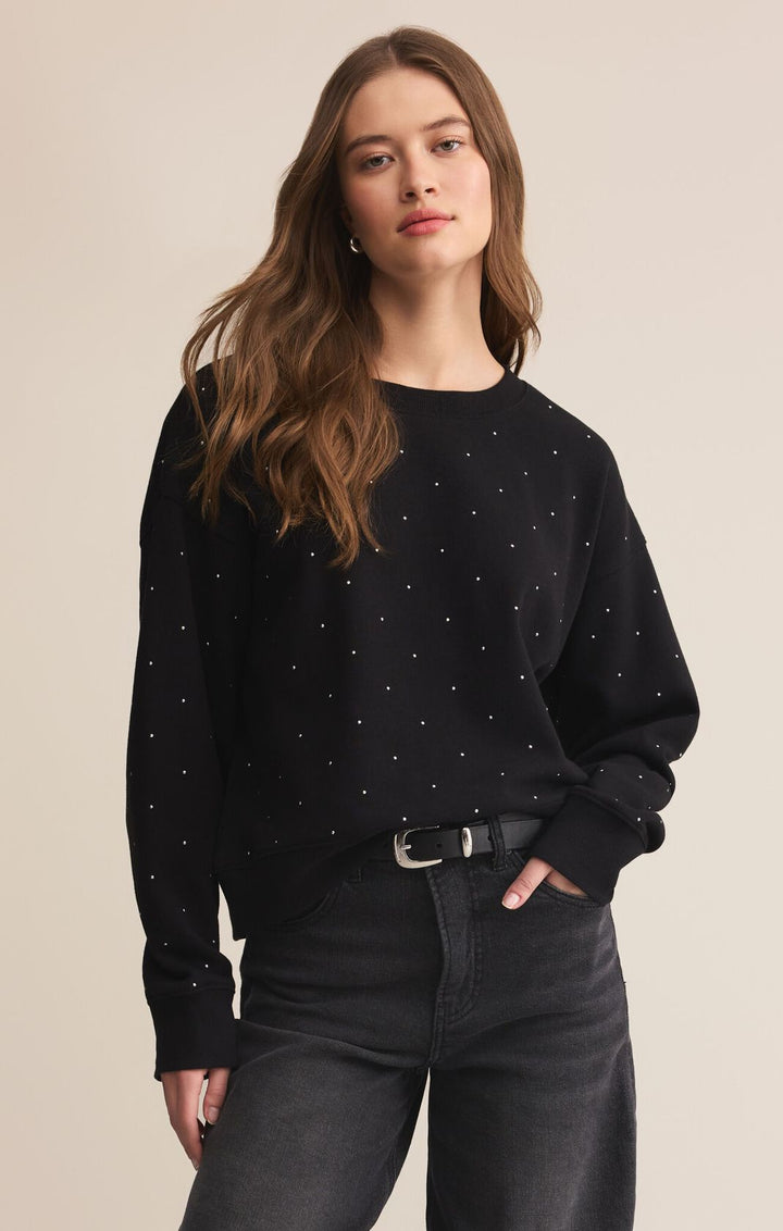 Sparkle Crew Neck Sweatshirt
