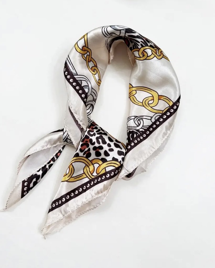Satin Print Scarf