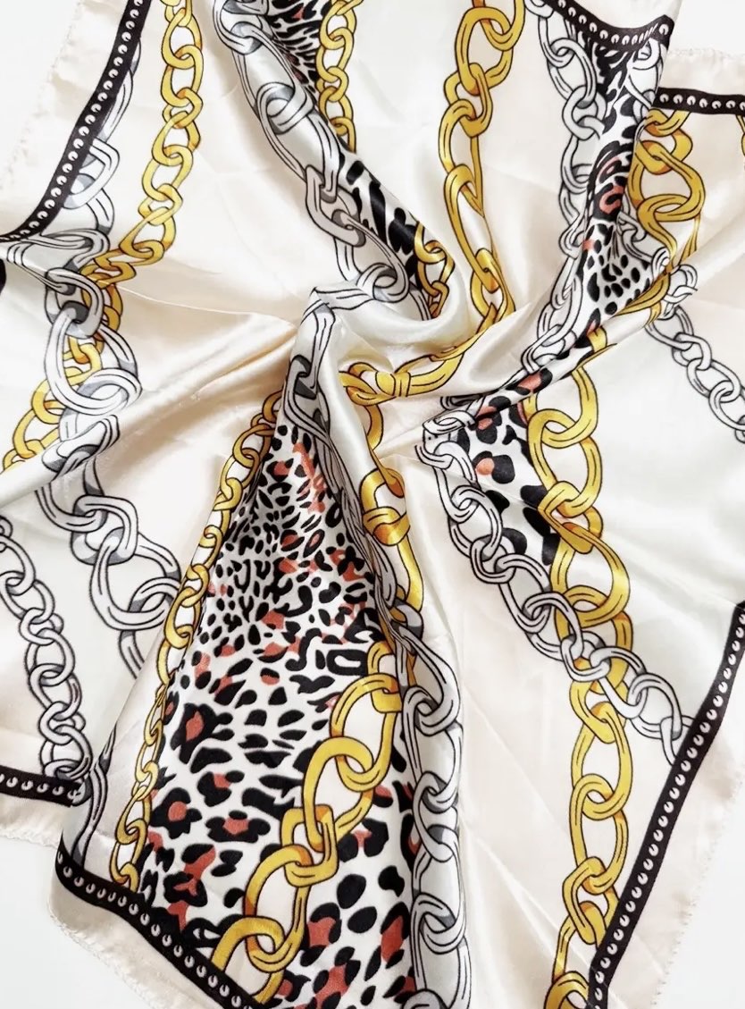 Satin Print Scarf