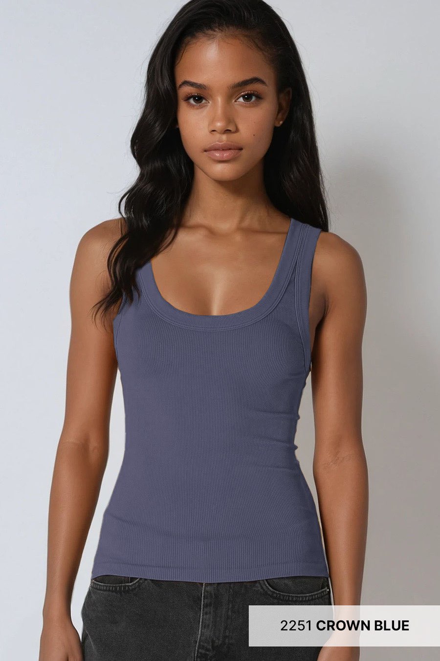 Reversible Ribbed Tank Top
