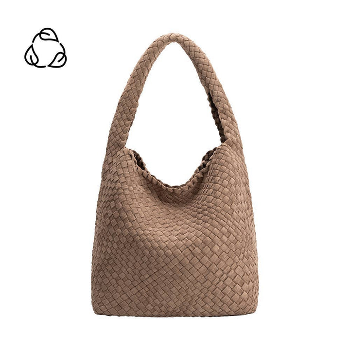 Johanna Suede Vegan Shoulder Bag
