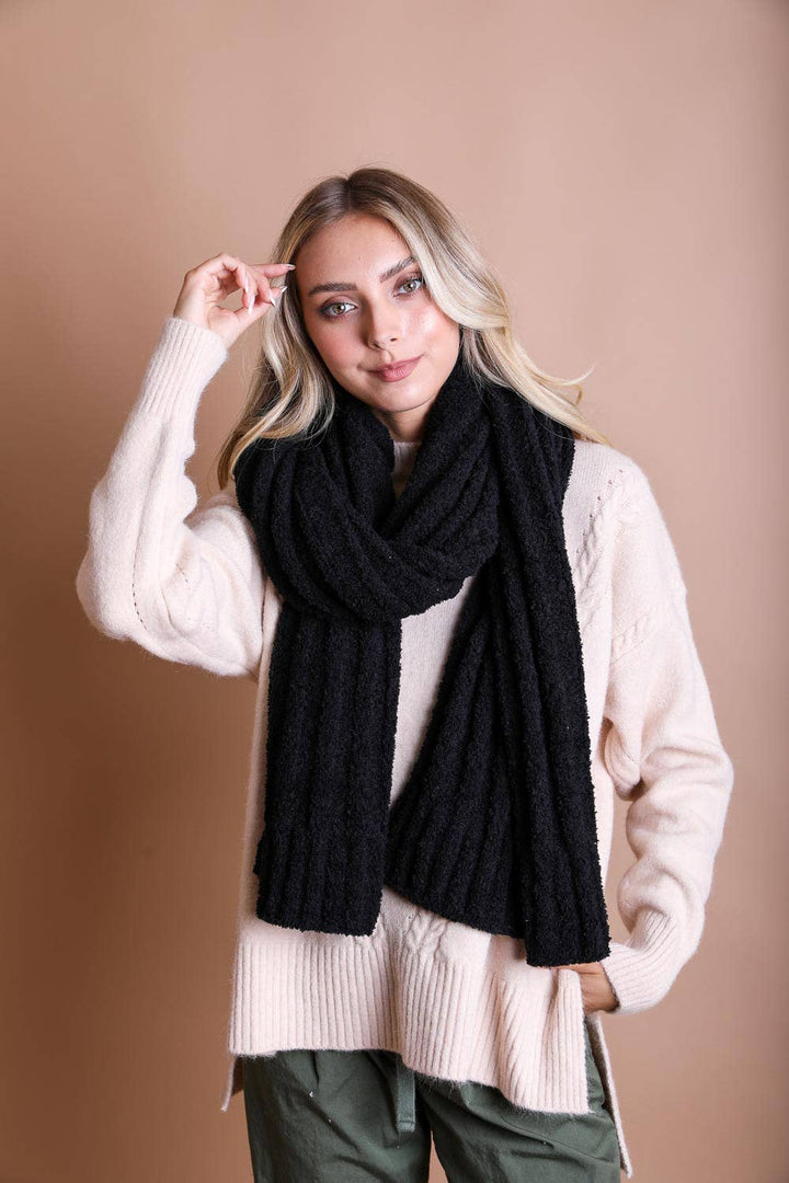 Vertical Knit Scarf