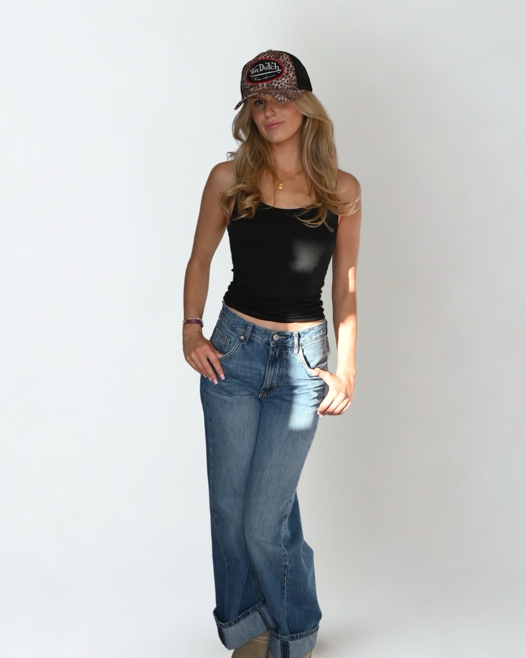 Leopard Von Dutch Trucker Hat