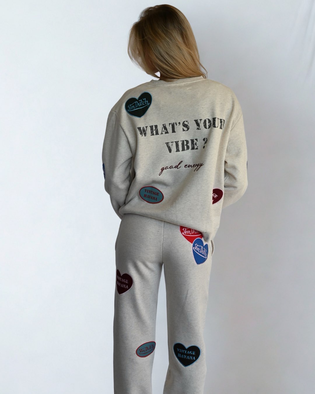 Von Dutch Heart Patch Crewneck