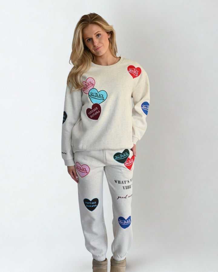 Von Dutch Heart Patch Crewneck