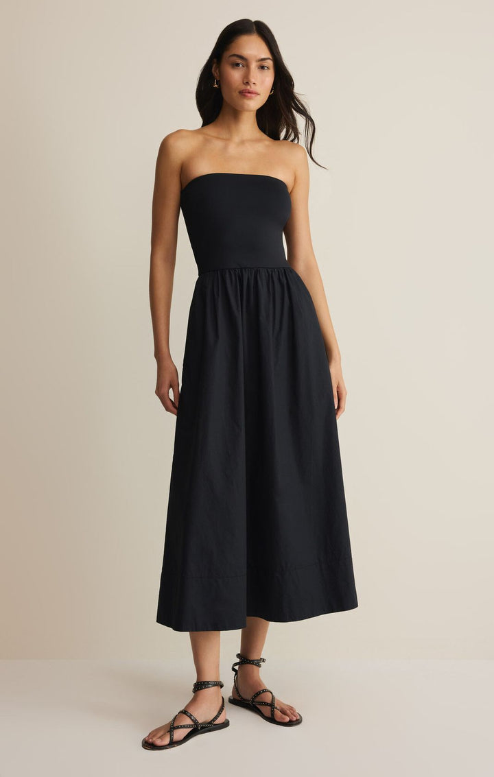 Sunsought Strapless Midi Dress