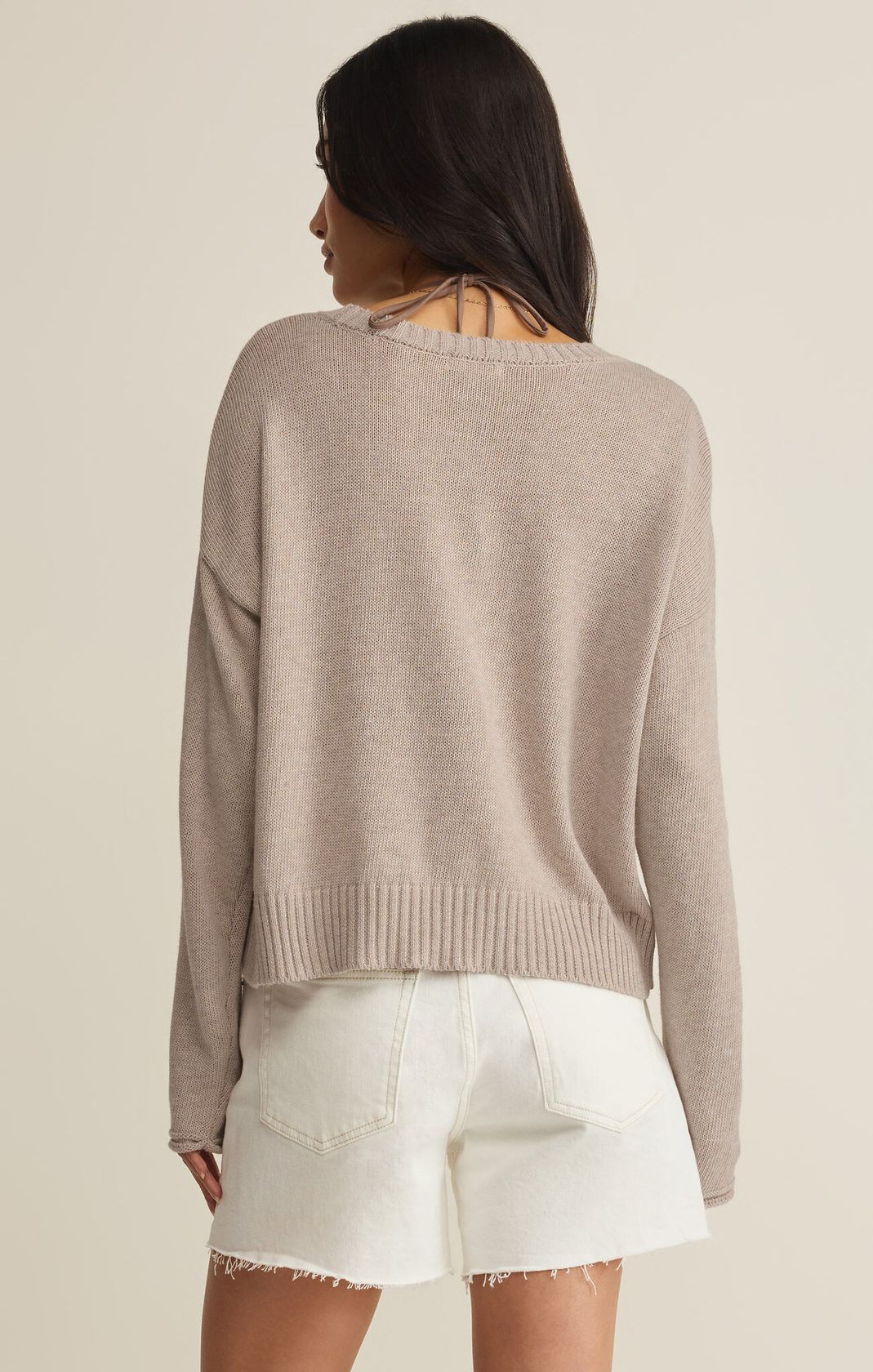 Beach Embroidered Sweater