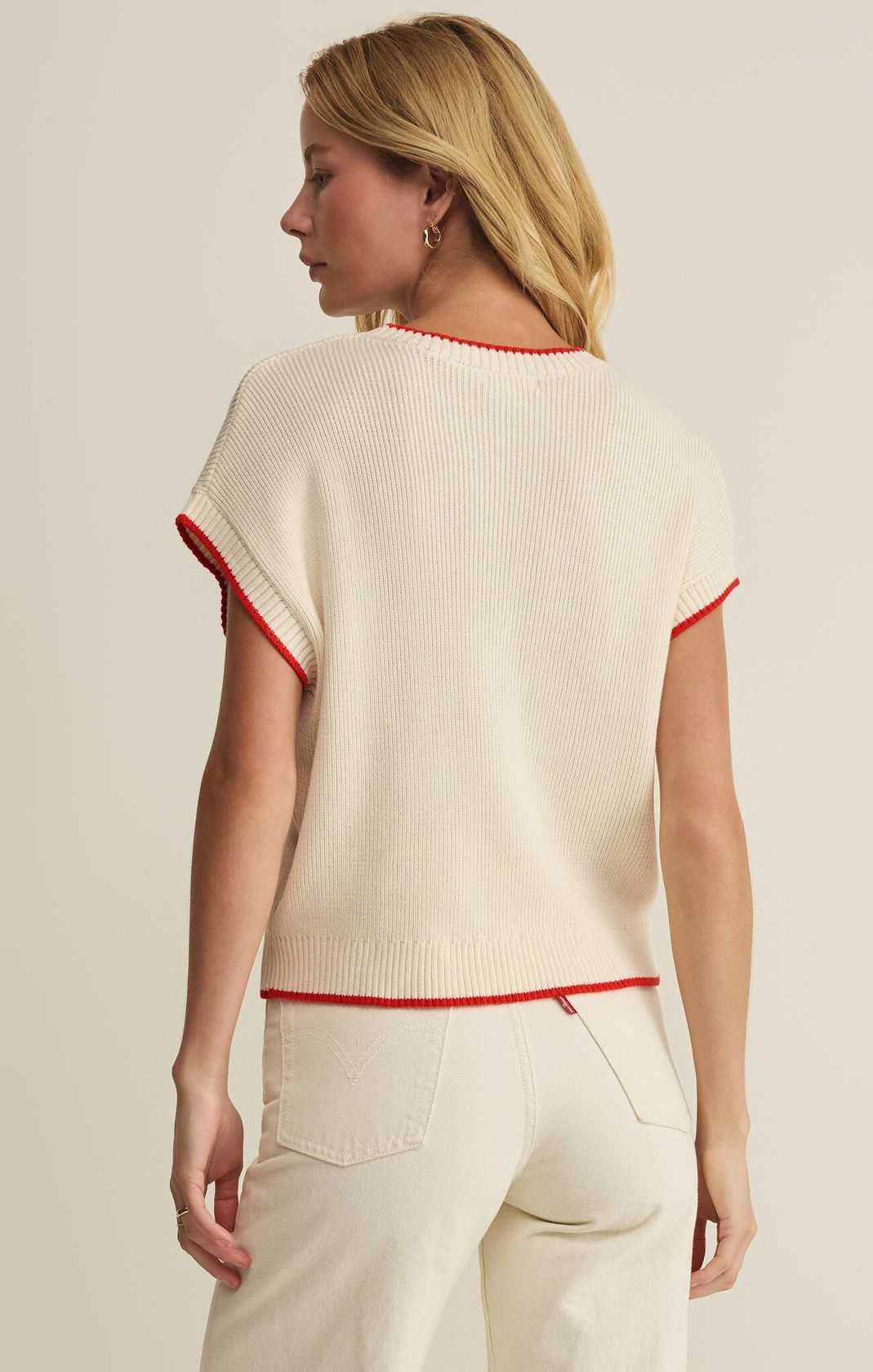 Sleeveless Patriot Sweater