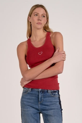 Heart Stitched Tank