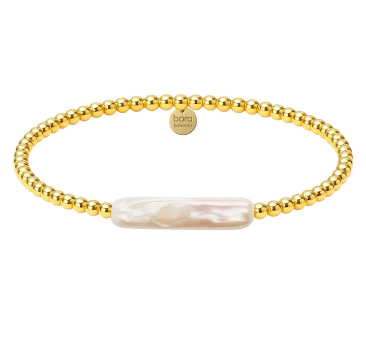 Chrishell Gold Filled & Pearls Bracelet
