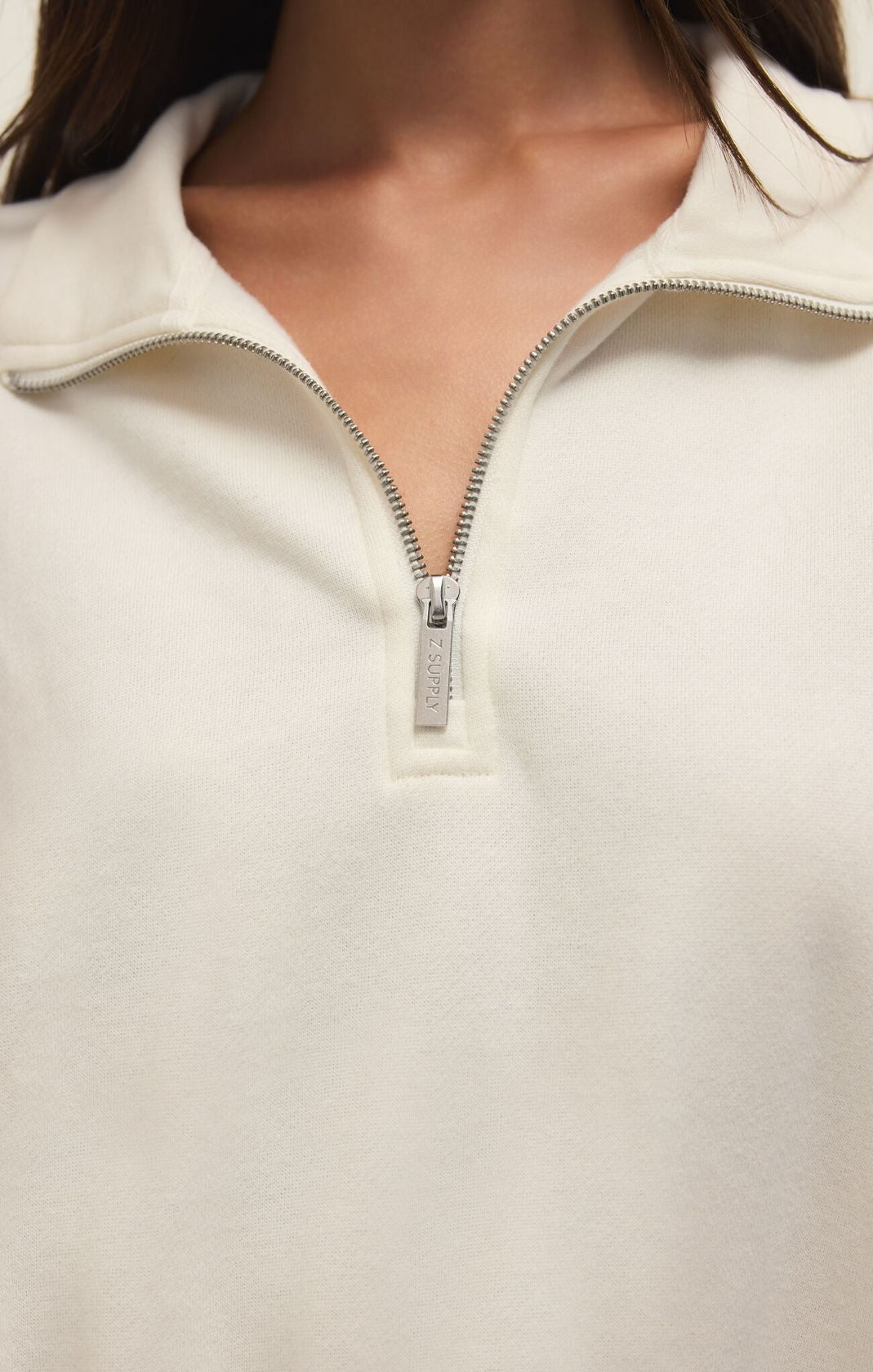 Downtown Half Zip Sweatshirt