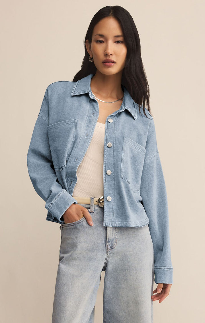 All Day Cropped Knit Jacket