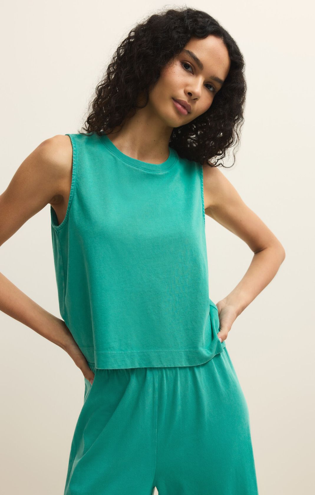Sloane Jersey Muscle Tank