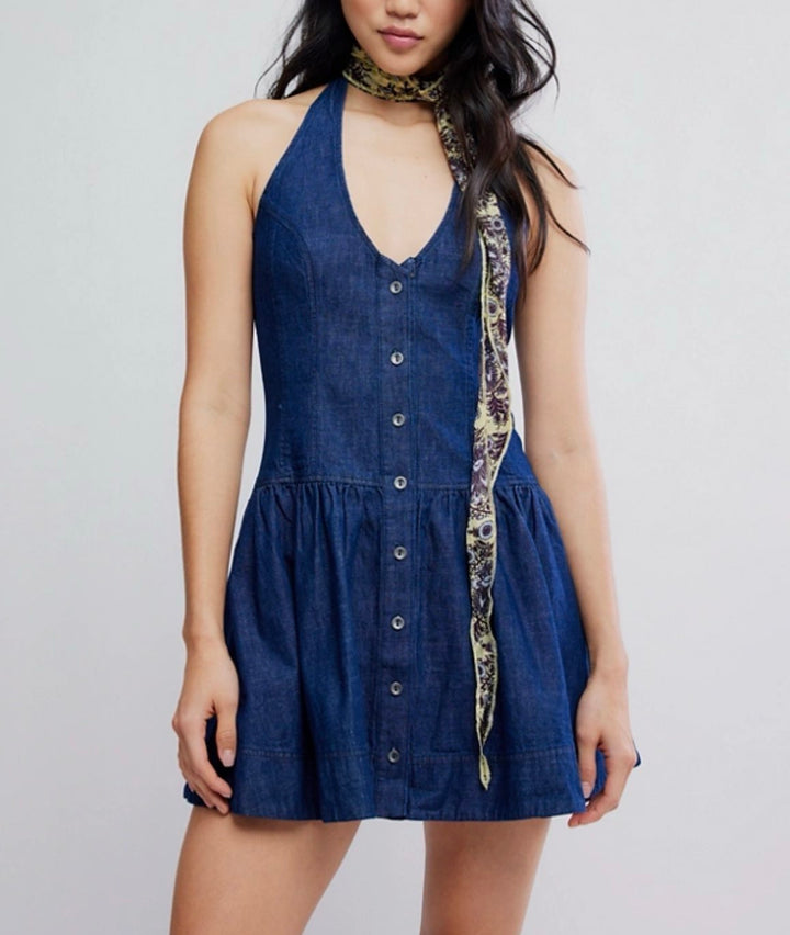CLEAN BREAK DENIM MINI