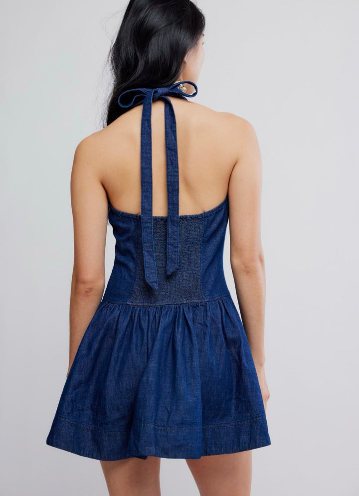 CLEAN BREAK DENIM MINI